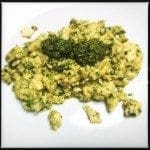 green pesto dip