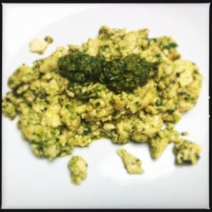 coconut-oil-post-scrambled-pesto-eggs