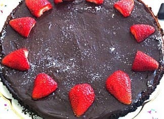 coconut oil post chocolate tart