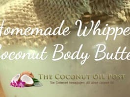 Homemade Whipped Coconut Body Butter