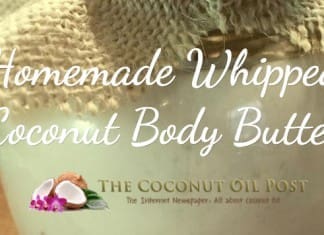 Homemade Whipped Coconut Body Butter