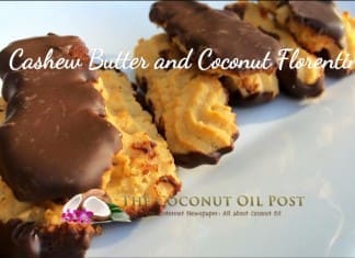 coconut oil post cashew butter and coconut Florentines web