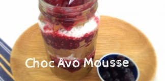 coconut oil post choc avo mousse