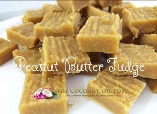 coconut oil post peanut butter fudge