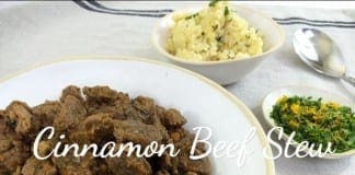 Coconut oil post Cinnamon Beef Stew