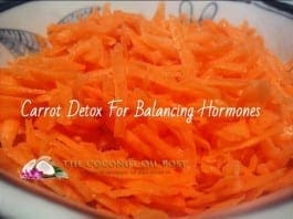 coconut oil post carrot detox