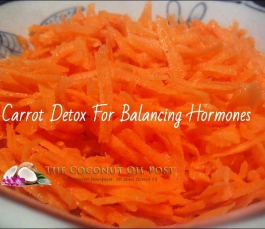 coconut oil post carrot detox