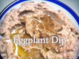 coconut oil post eggplant dip