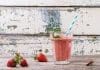 Coconut Oil Post Low Carb Strawberry Smoothie