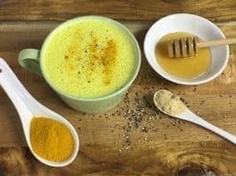 Coconut Oil Post Turmeric milk for Sore Throats