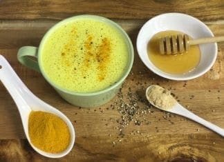 Coconut Oil Post Turmeric milk for Sore Throats