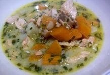 coconut oil post Salmon Chowder B