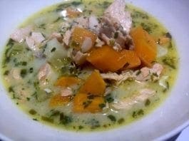 coconut oil post Salmon Chowder B